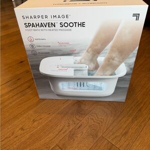 Sharper Image SpaHaven Heated Foot Bath. Brand New!!